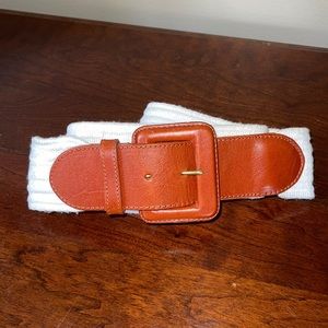 Talbots Leather Stretch Belt